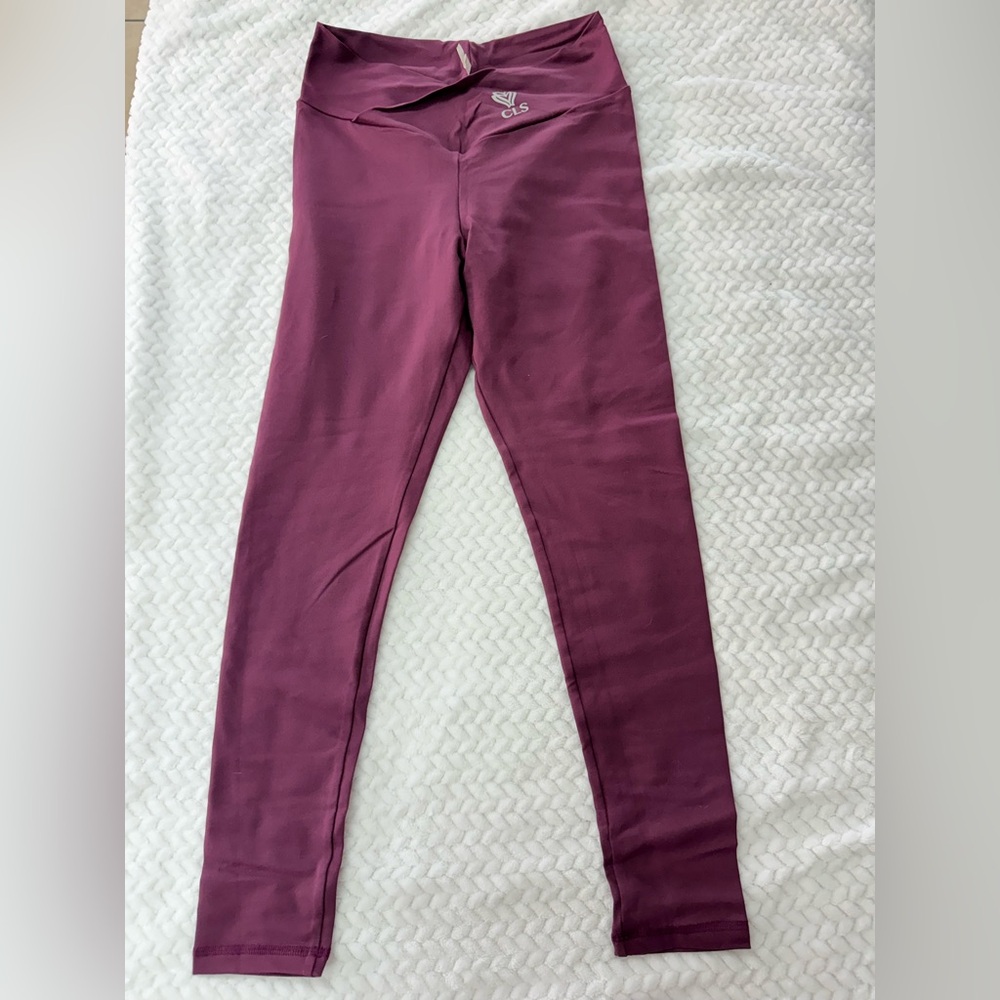 Purple High-Waisted Leggings